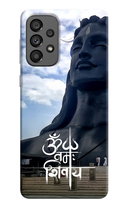 Om Namah Shivay Samsung A73 5G Hard Case Back Cover by Casekaro