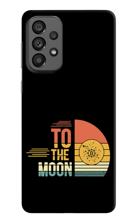 To the Moon Samsung A73 5G Hard Case Back Cover by Casekaro