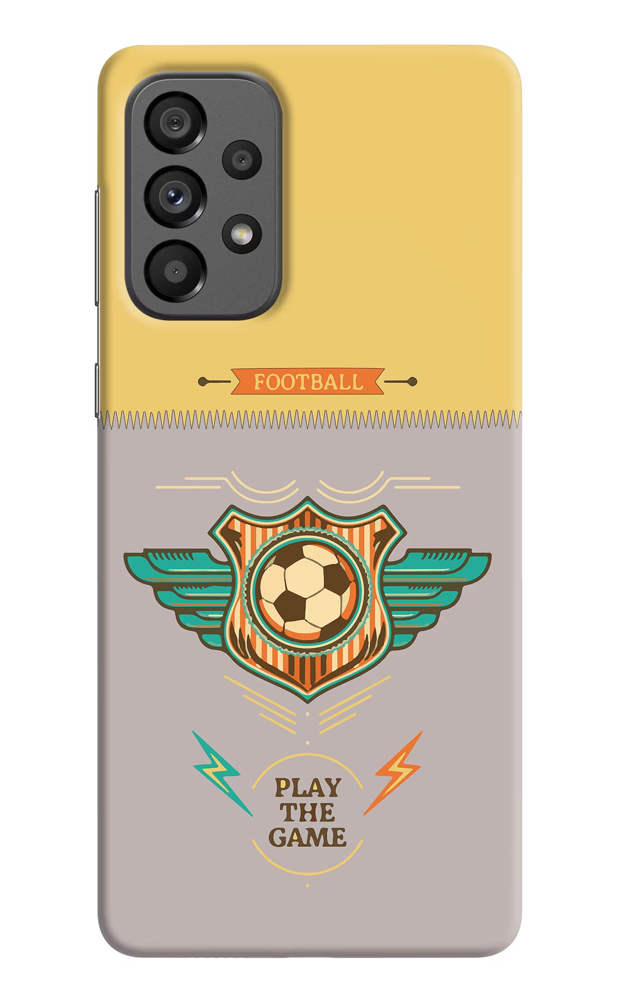 Football Samsung A73 5G Hard Case Back Cover by Casekaro