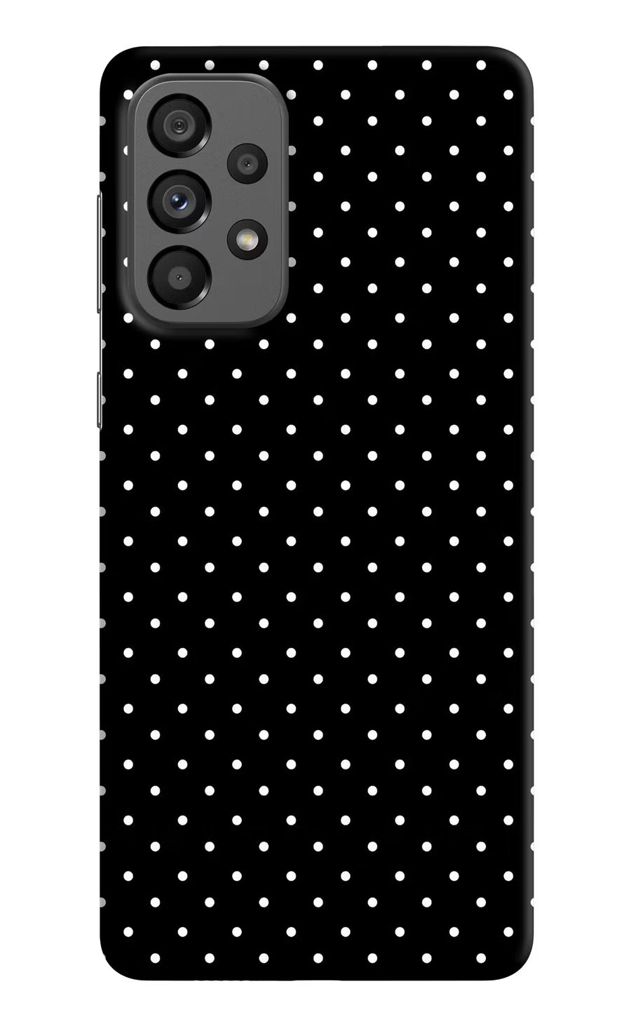 White Dots Samsung A73 5G Back Cover, Hard case