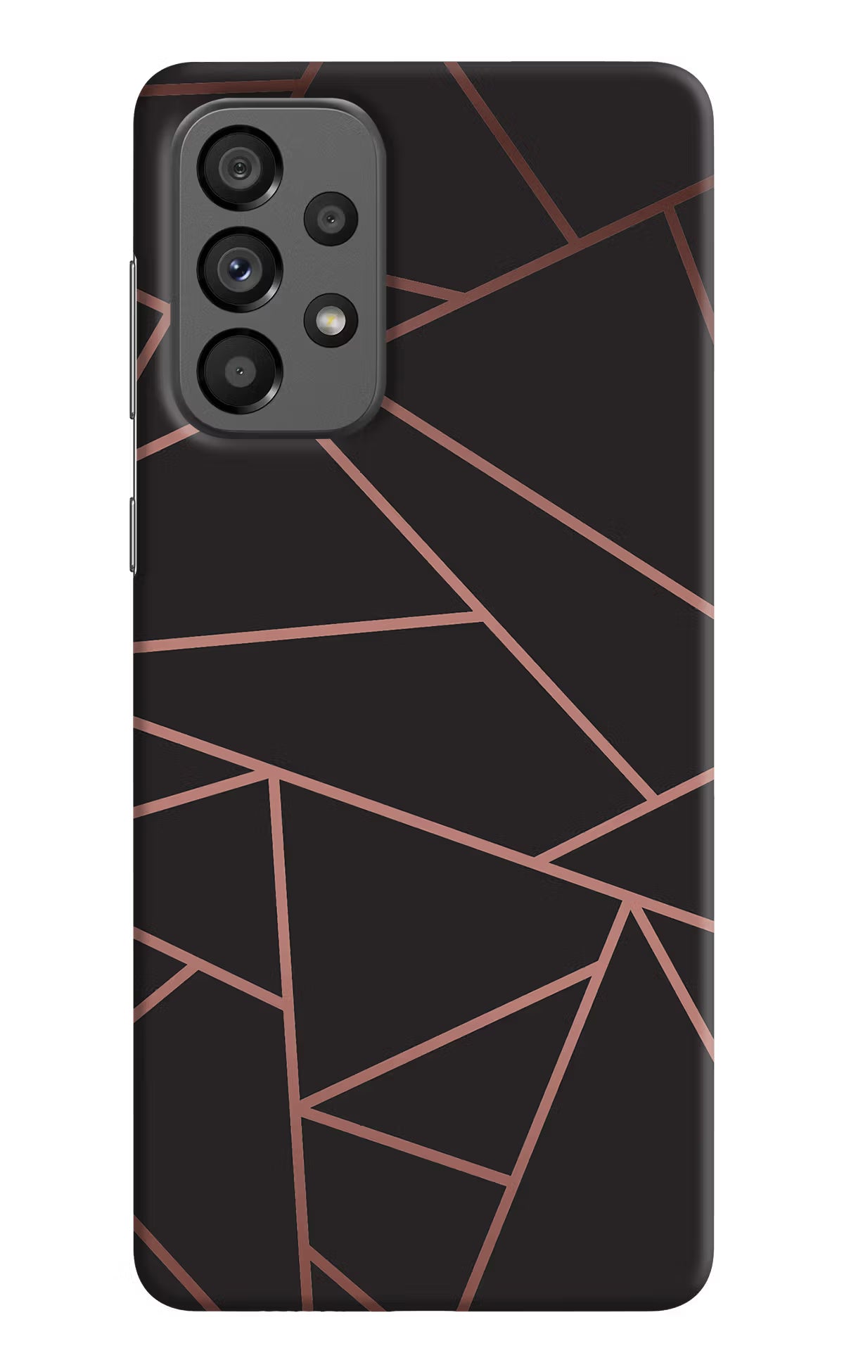 Geometric Pattern Samsung A73 5G Hard Case Back Cover by Casekaro