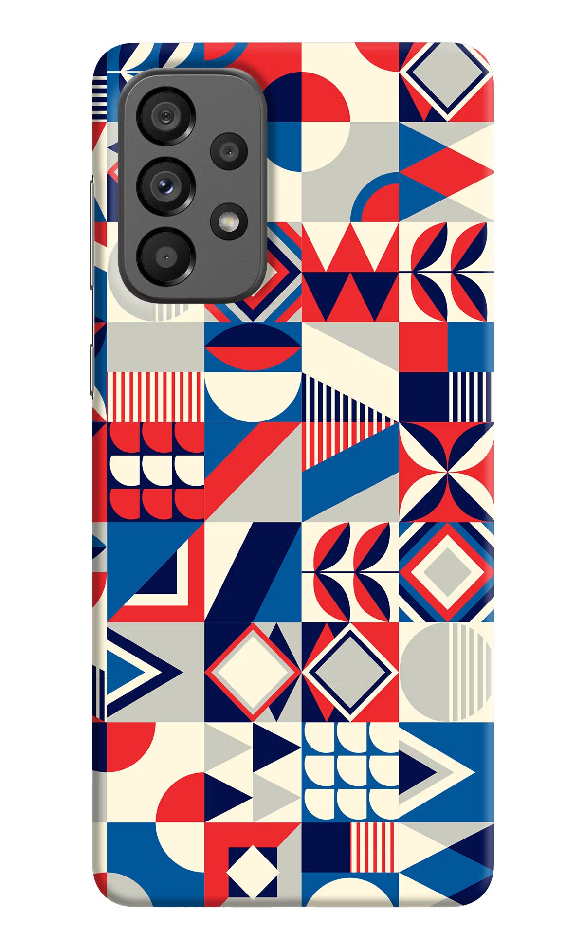 Colorful Pattern Samsung A73 5G Hard Case Back Cover by Casekaro