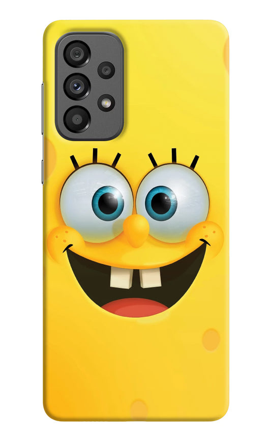 Sponge 1 Samsung A73 5G Hard Case Back Cover by Casekaro