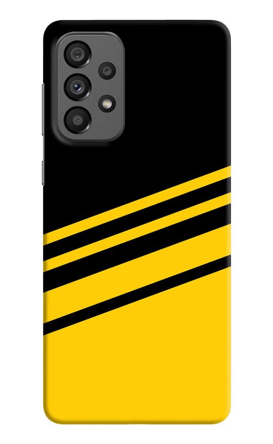 Yellow Shades Samsung A73 5G Hard Case Back Cover by Casekaro