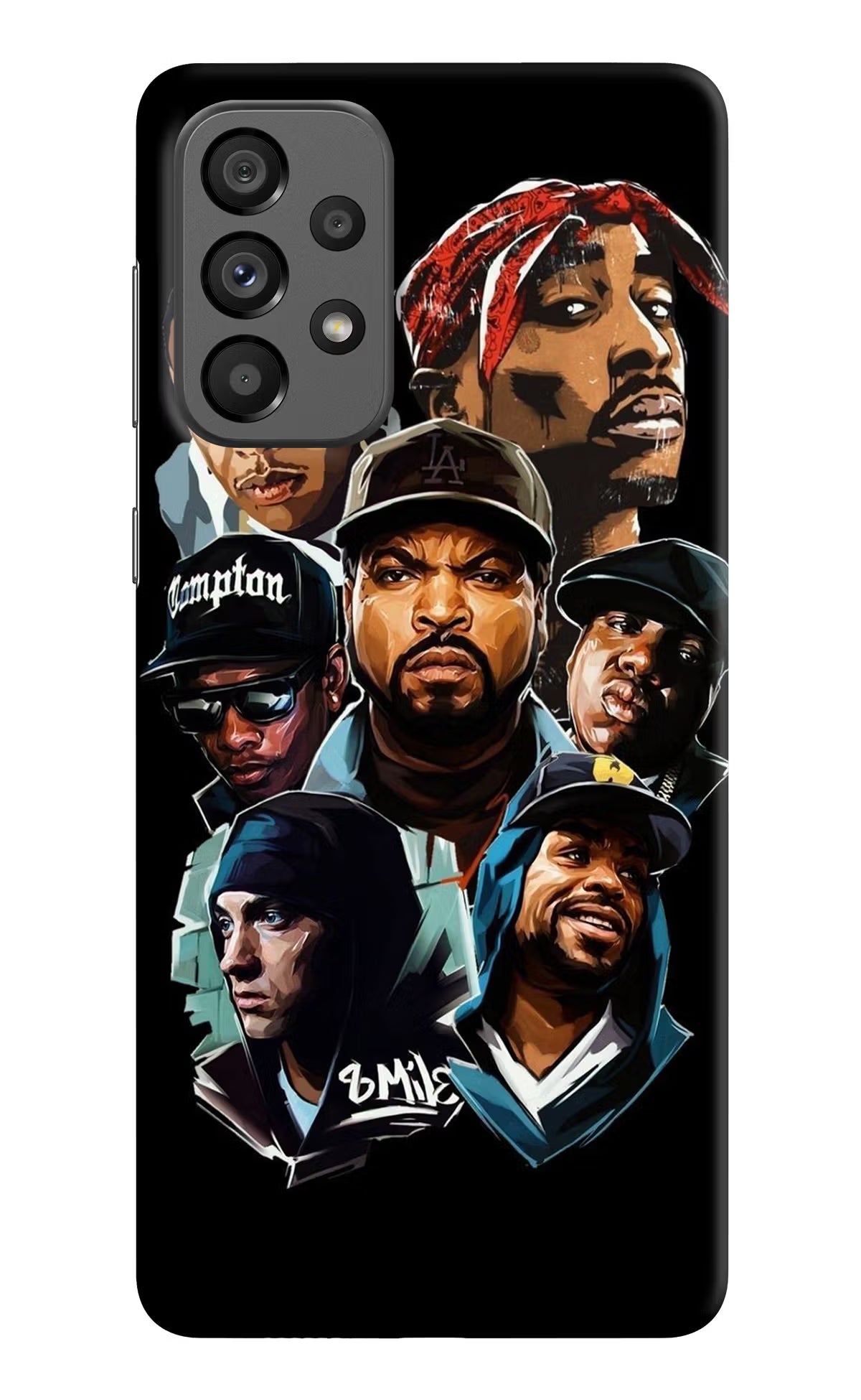 Rappers Samsung A73 5G Hard Case Back Cover by Casekaro