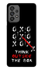 Think out of the BOX Samsung A73 5G Hard Case Back Cover by Casekaro