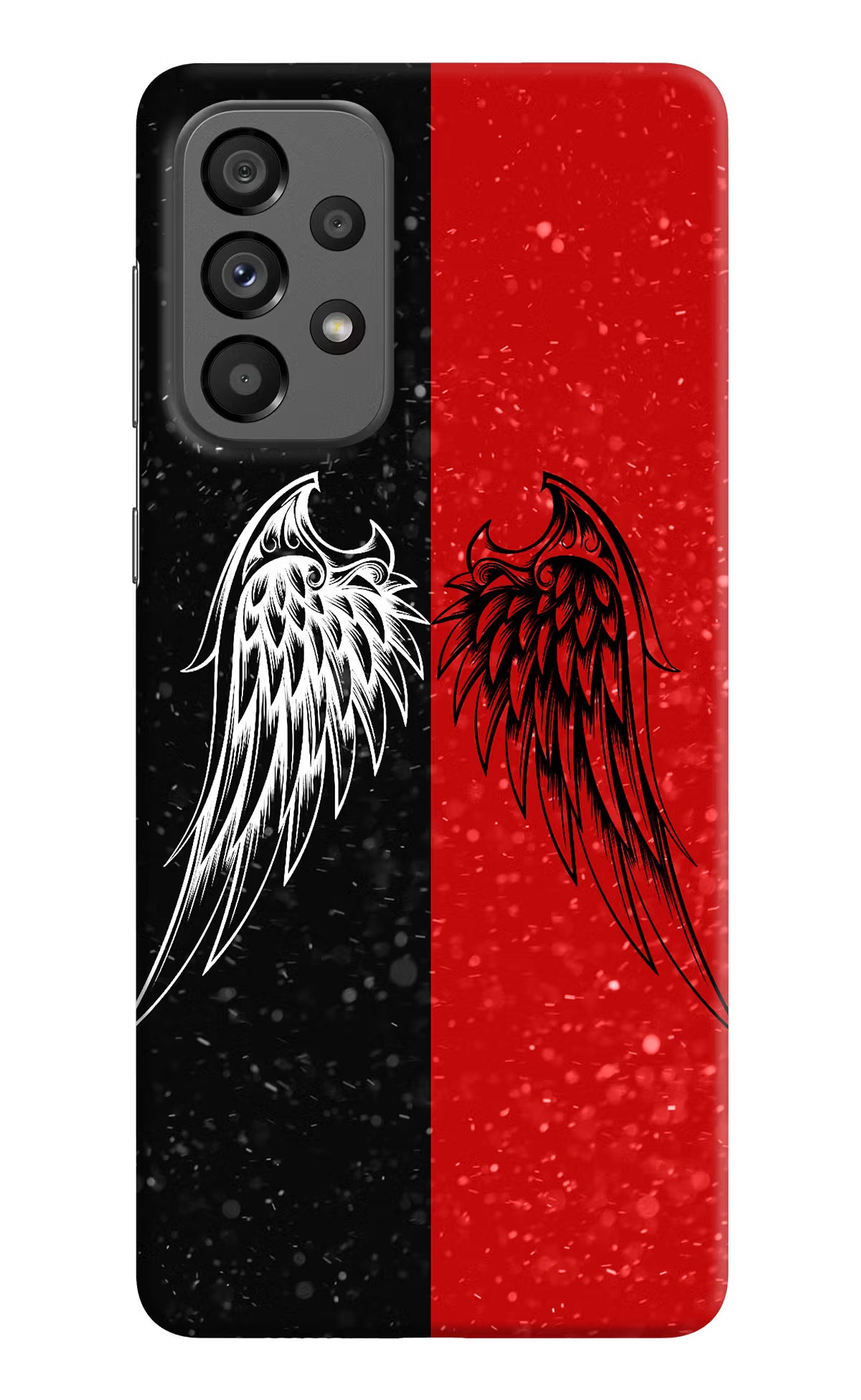Wings Samsung A73 5G Hard Case Back Cover by Casekaro