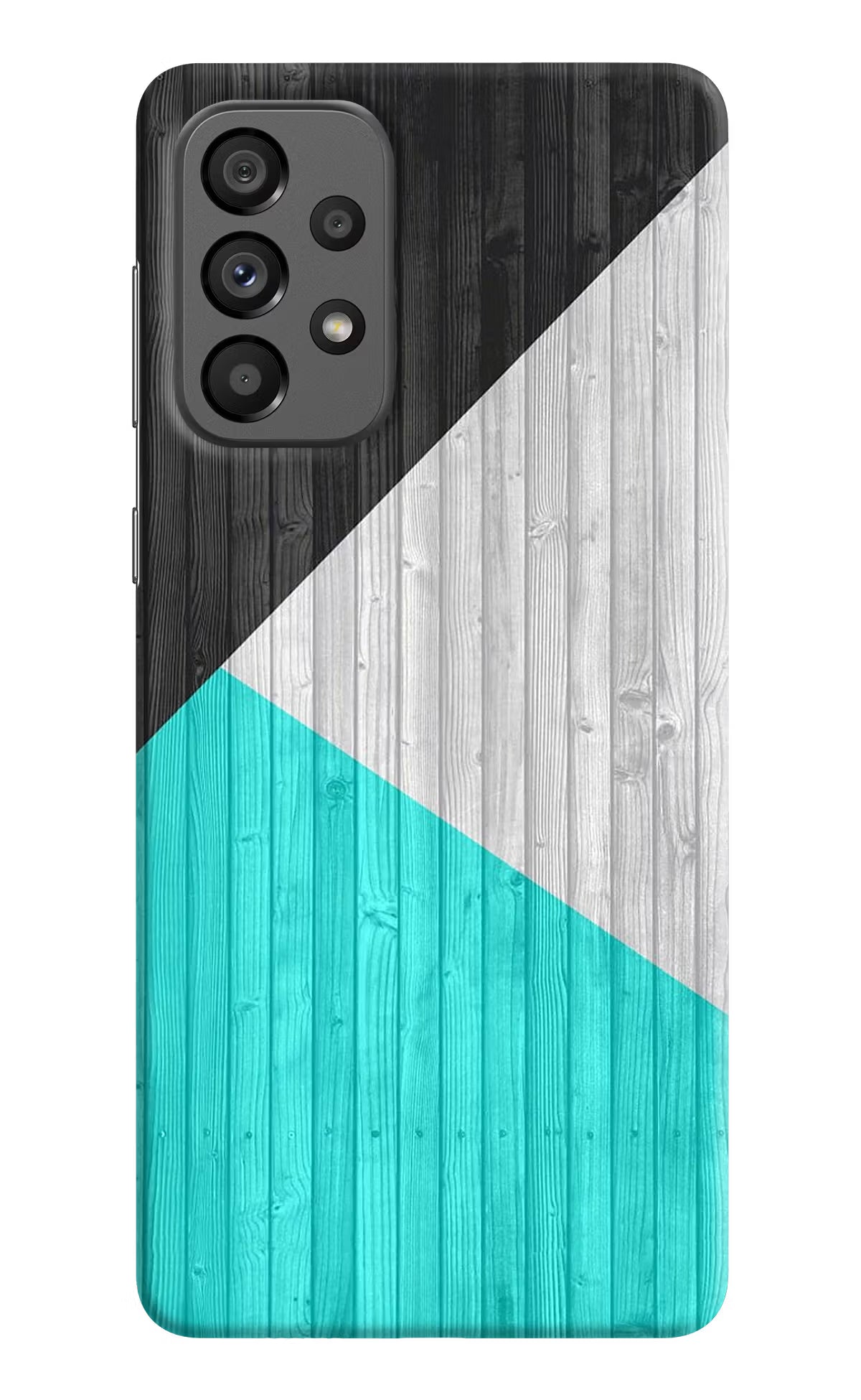 Wooden Abstract Samsung A73 5G Hard Case Back Cover by Casekaro