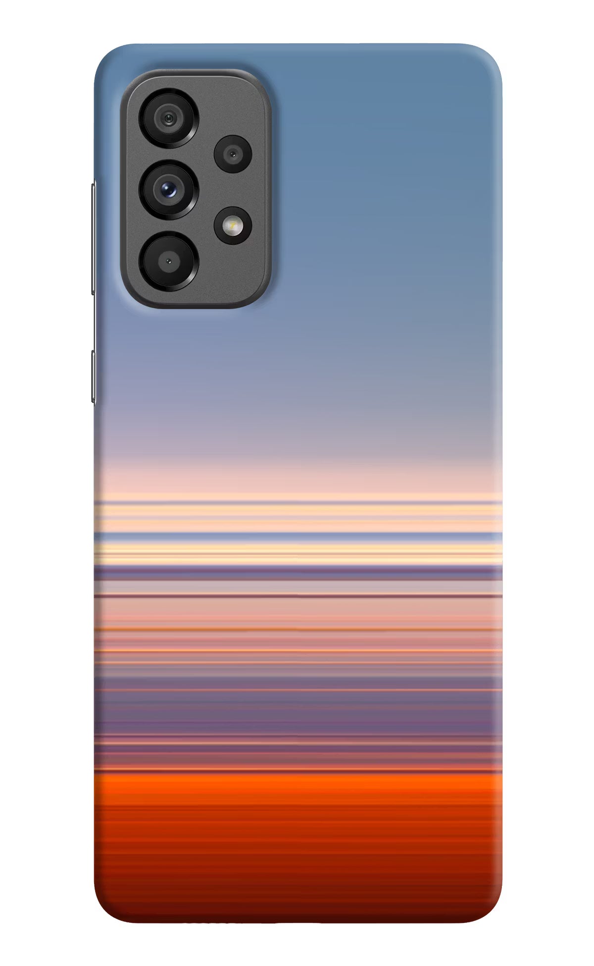 Morning Colors Samsung A73 5G Hard Case Back Cover by Casekaro