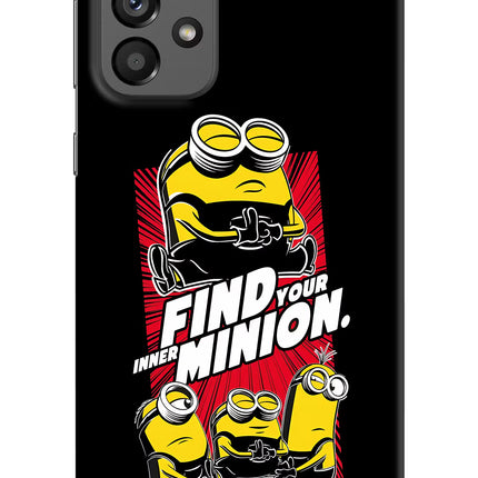 Find your inner Minion Samsung A73 5G Hard Case Back Cover by Casekaro