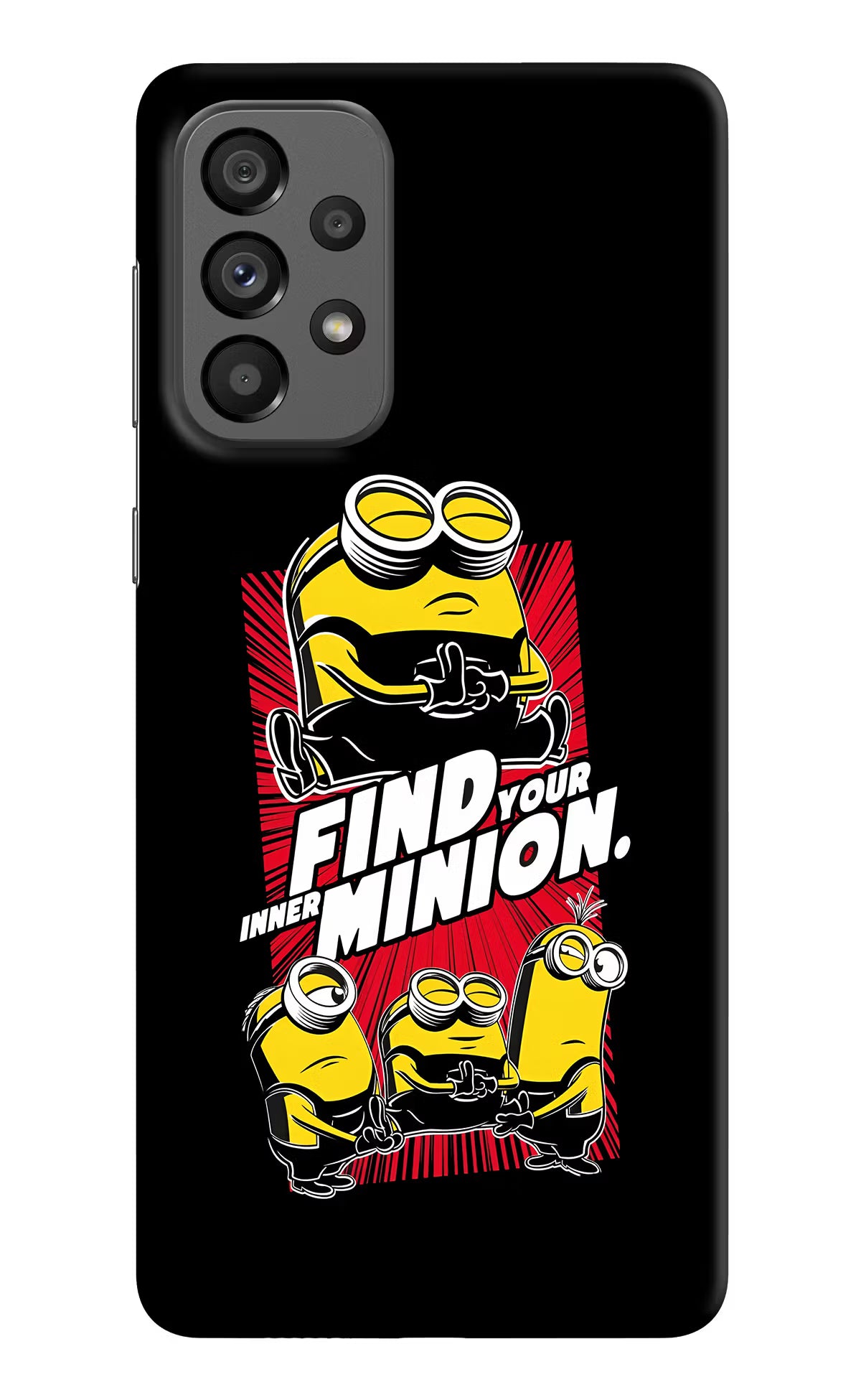 Find your inner Minion Samsung A73 5G Hard Case Back Cover by Casekaro