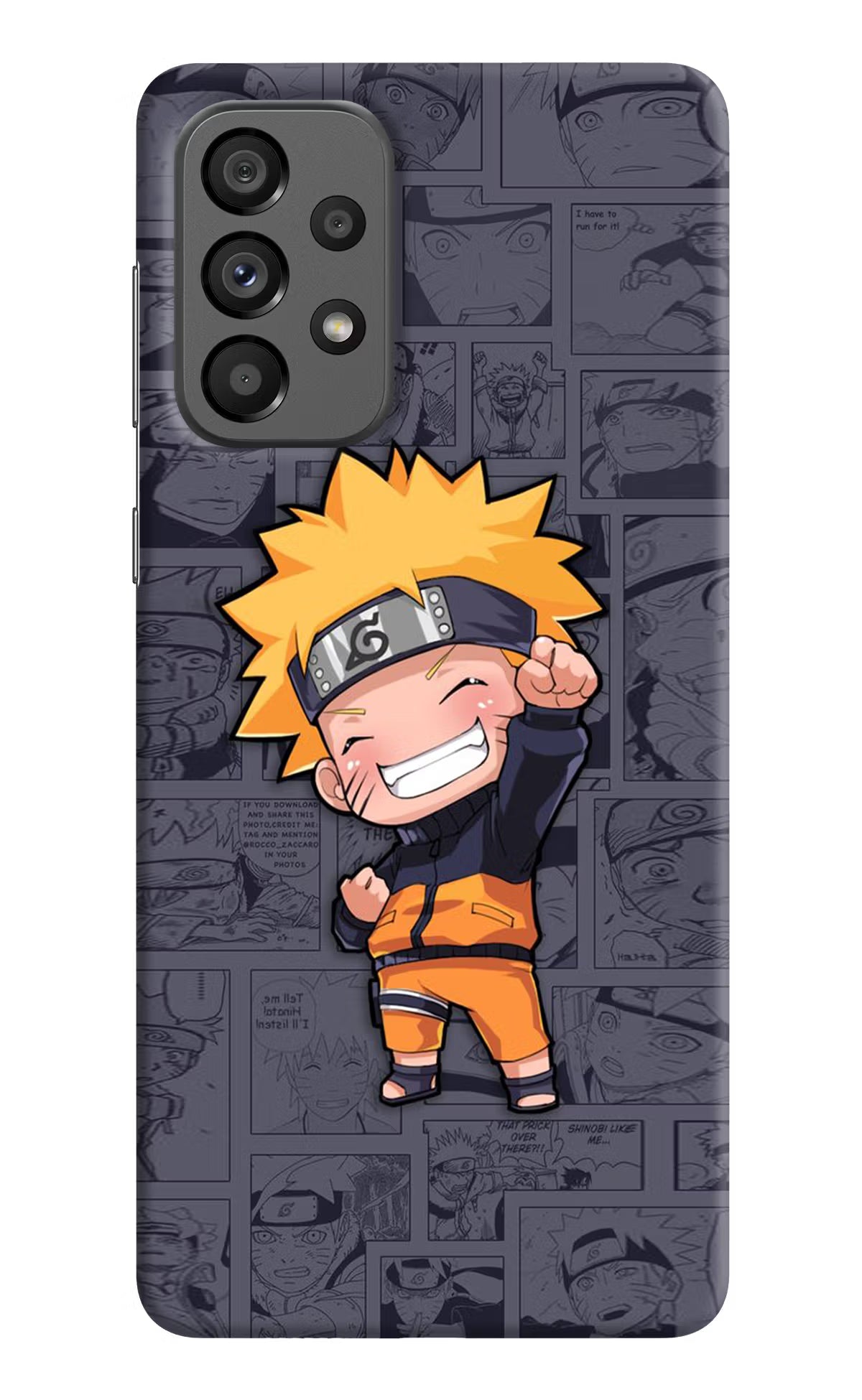 Chota Naruto Samsung A73 5G Hard Case Back Cover by Casekaro