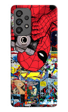 Spider Man Samsung A73 5G Hard Case Back Cover by Casekaro