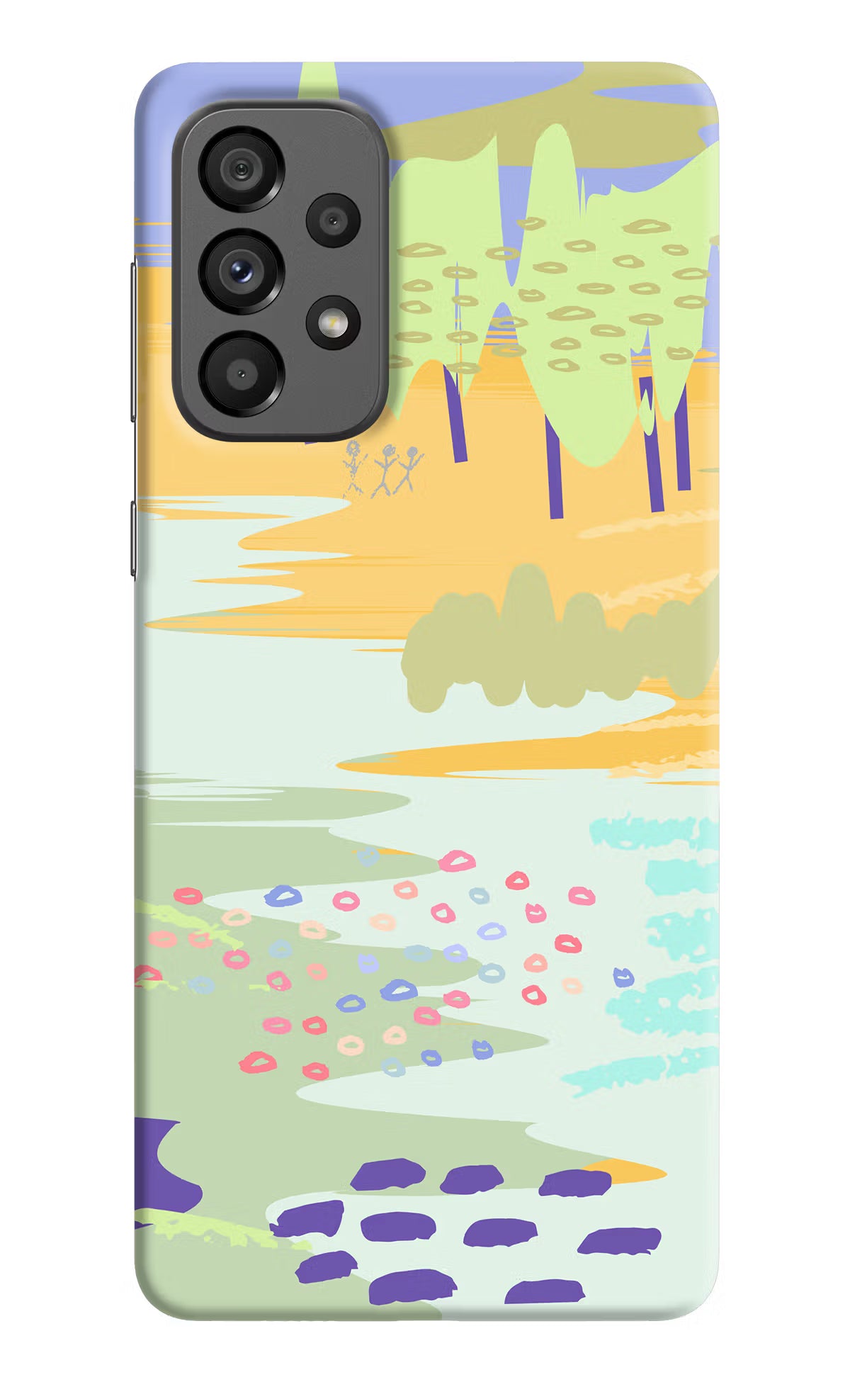 Scenery Samsung A73 5G Hard Case Back Cover by Casekaro