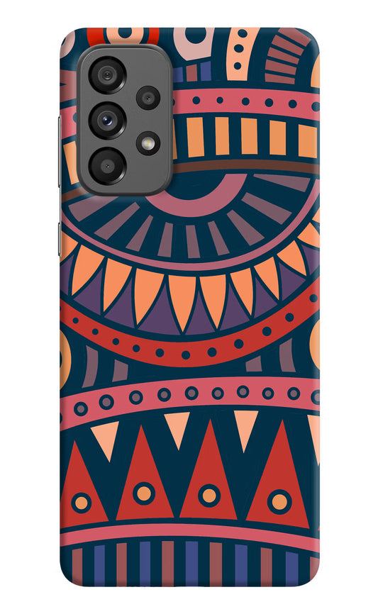 African Culture Design Samsung A73 5G Hard Case Back Cover by Casekaro