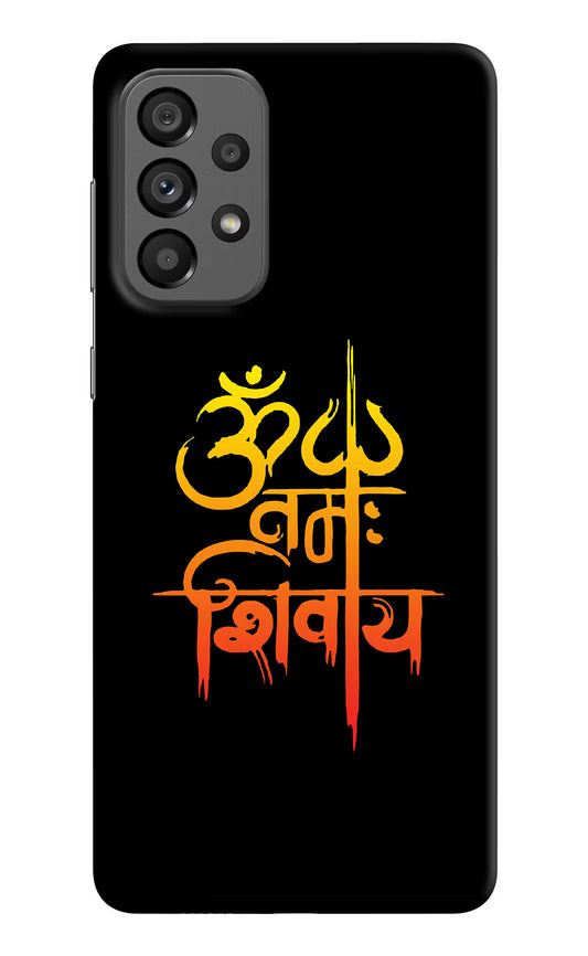 Om Namah Shivay Samsung A73 5G Hard Case Back Cover by Casekaro
