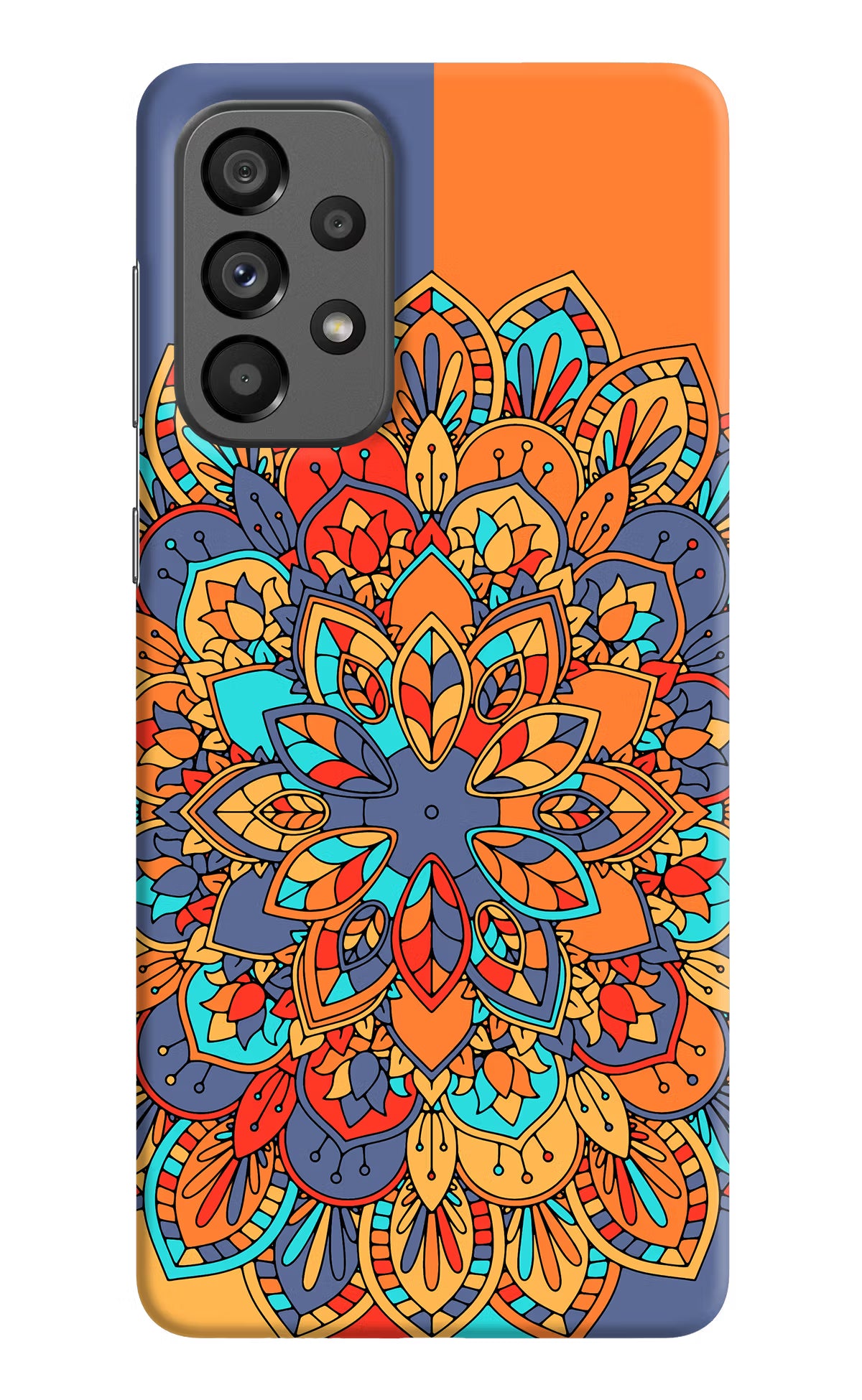 Color Mandala Samsung A73 5G Hard Case Back Cover by Casekaro
