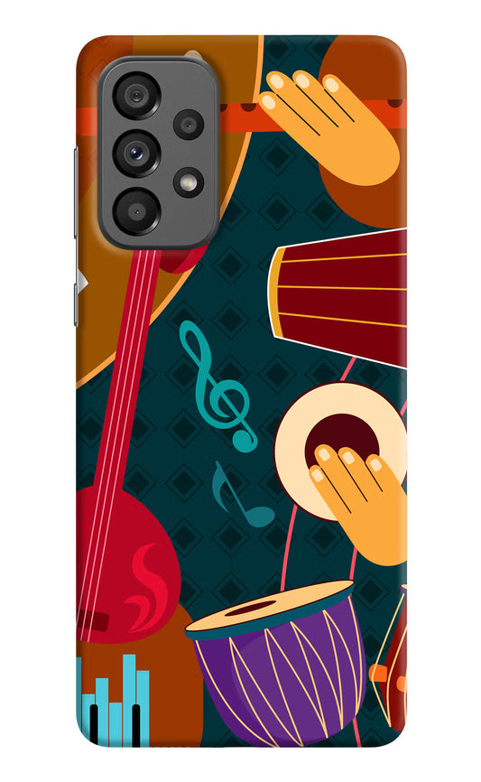 Music Instrument Samsung A73 5G Hard Case Back Cover by Casekaro