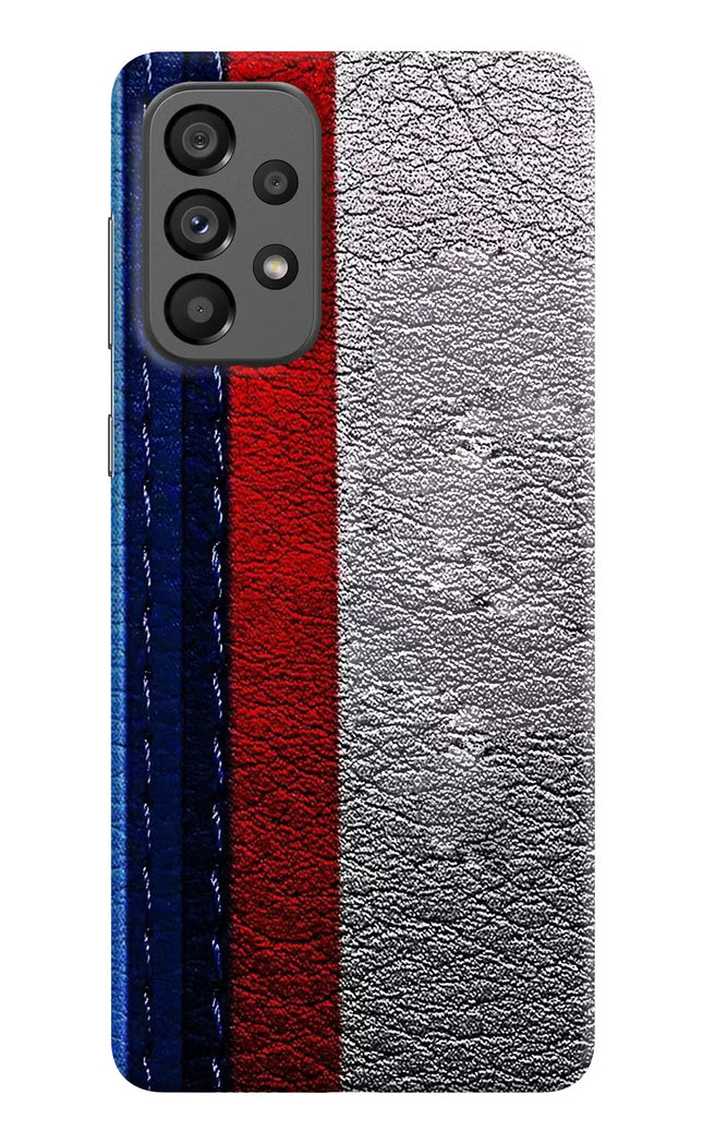 BMW Stripes Samsung A73 5G Hard Case Back Cover by Casekaro