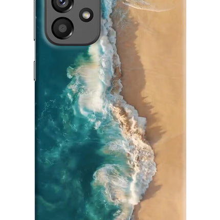 Ocean Beach Samsung A73 5G Hard Case Back Cover by Casekaro