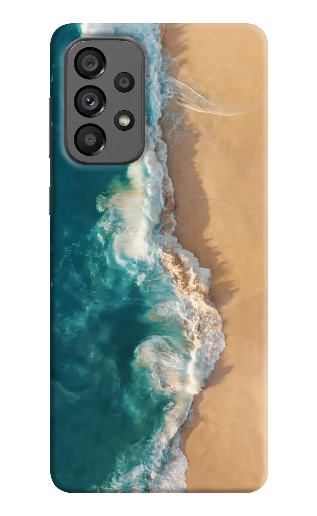 Ocean Beach Samsung A73 5G Hard Case Back Cover by Casekaro