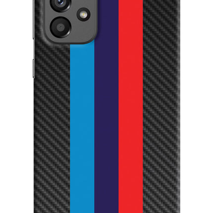 BMW Stripes Pattern Samsung A73 5G Hard Case Back Cover by Casekaro