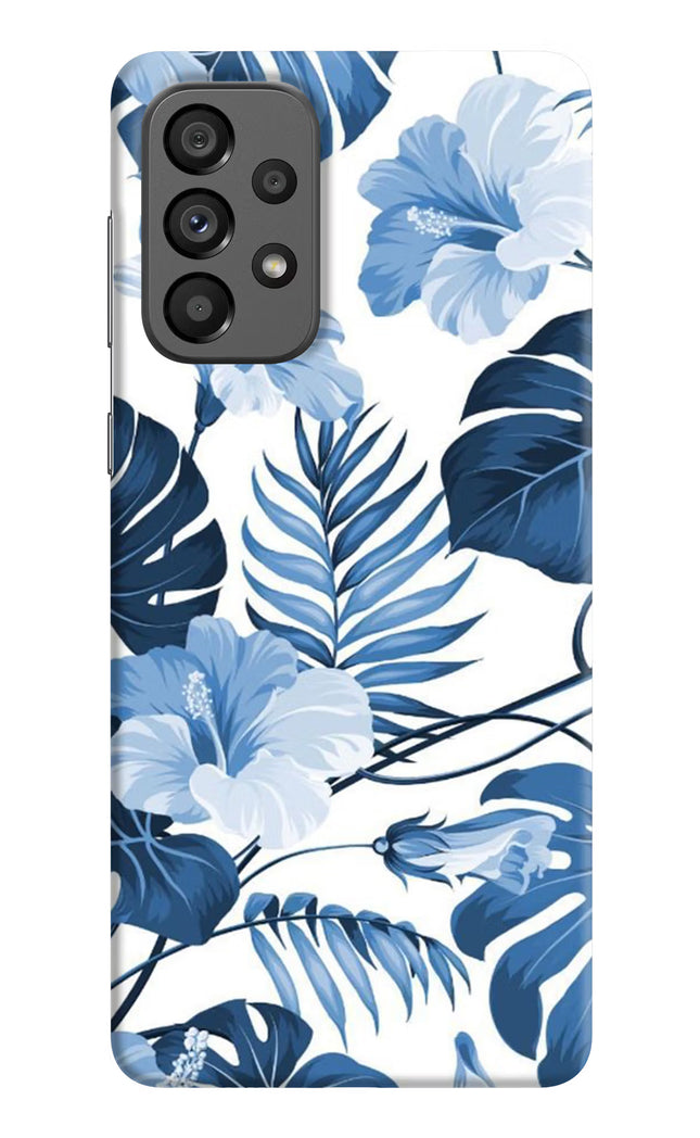 Fabric Art Samsung A73 5G Hard Case Back Cover by Casekaro