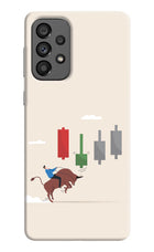 Bull Trading Momentum Samsung A73 5G Hard Case Back Cover by Casekaro