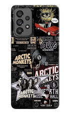 Arctic Monkeys Samsung A73 5G Hard Case Back Cover by Casekaro