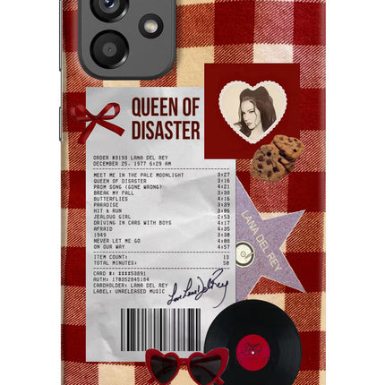 Queen of Disaster Samsung A73 5G Hard Case Back Cover by Casekaro