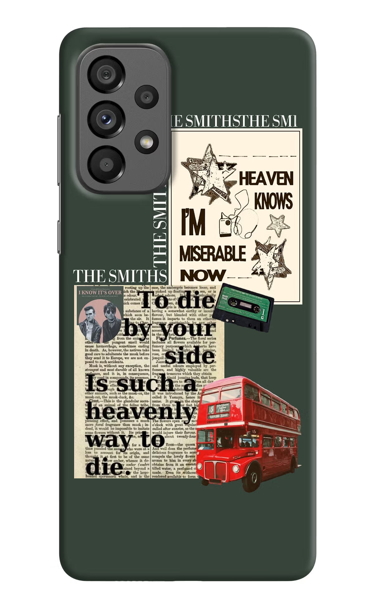 The Smiths Samsung A73 5G Hard Case Back Cover by Casekaro