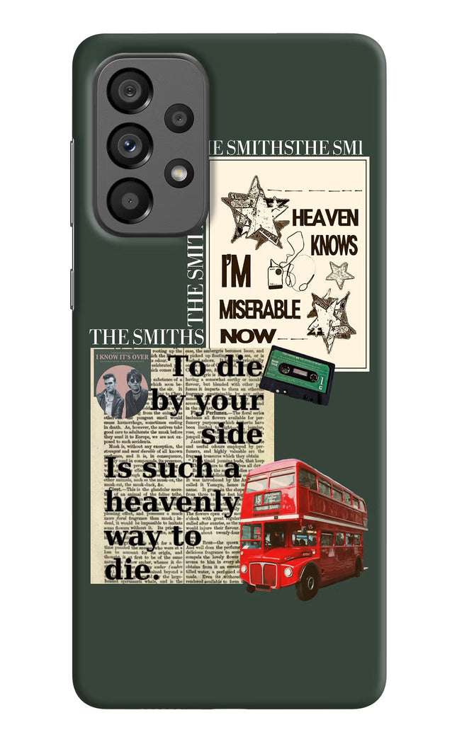 The Smiths Samsung A73 5G Hard Case Back Cover by Casekaro