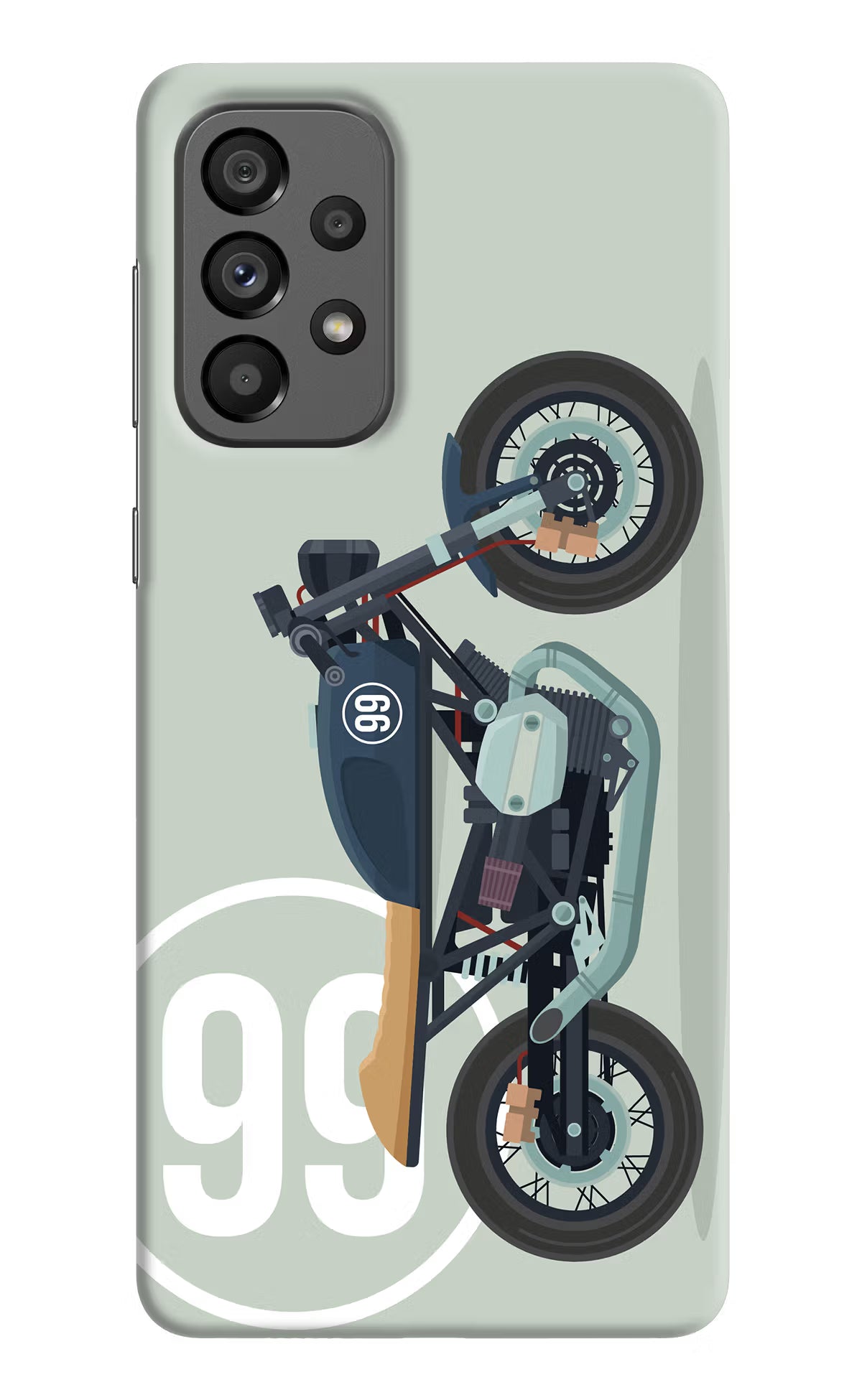 Classic Cafe Racer 99 Samsung A73 5G Hard Case Back Cover by Casekaro