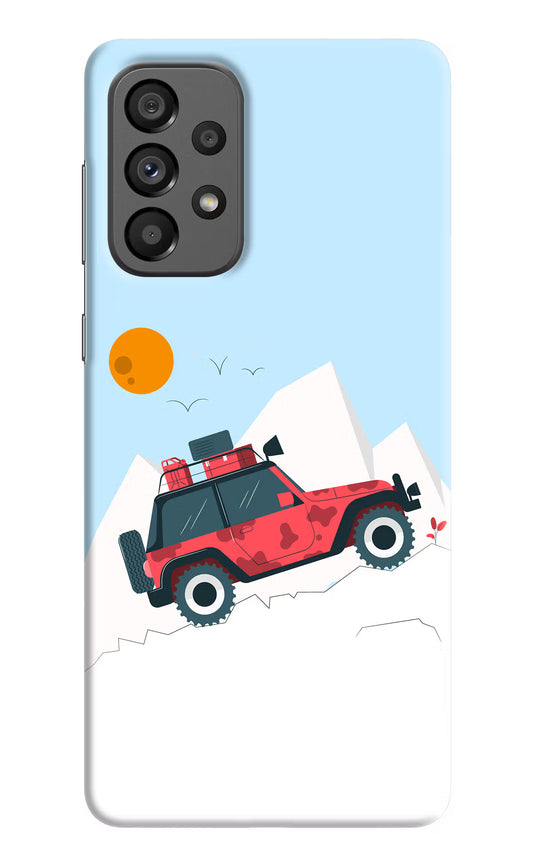 Mountain Trail Beast Samsung A73 5G Hard Case Back Cover by Casekaro