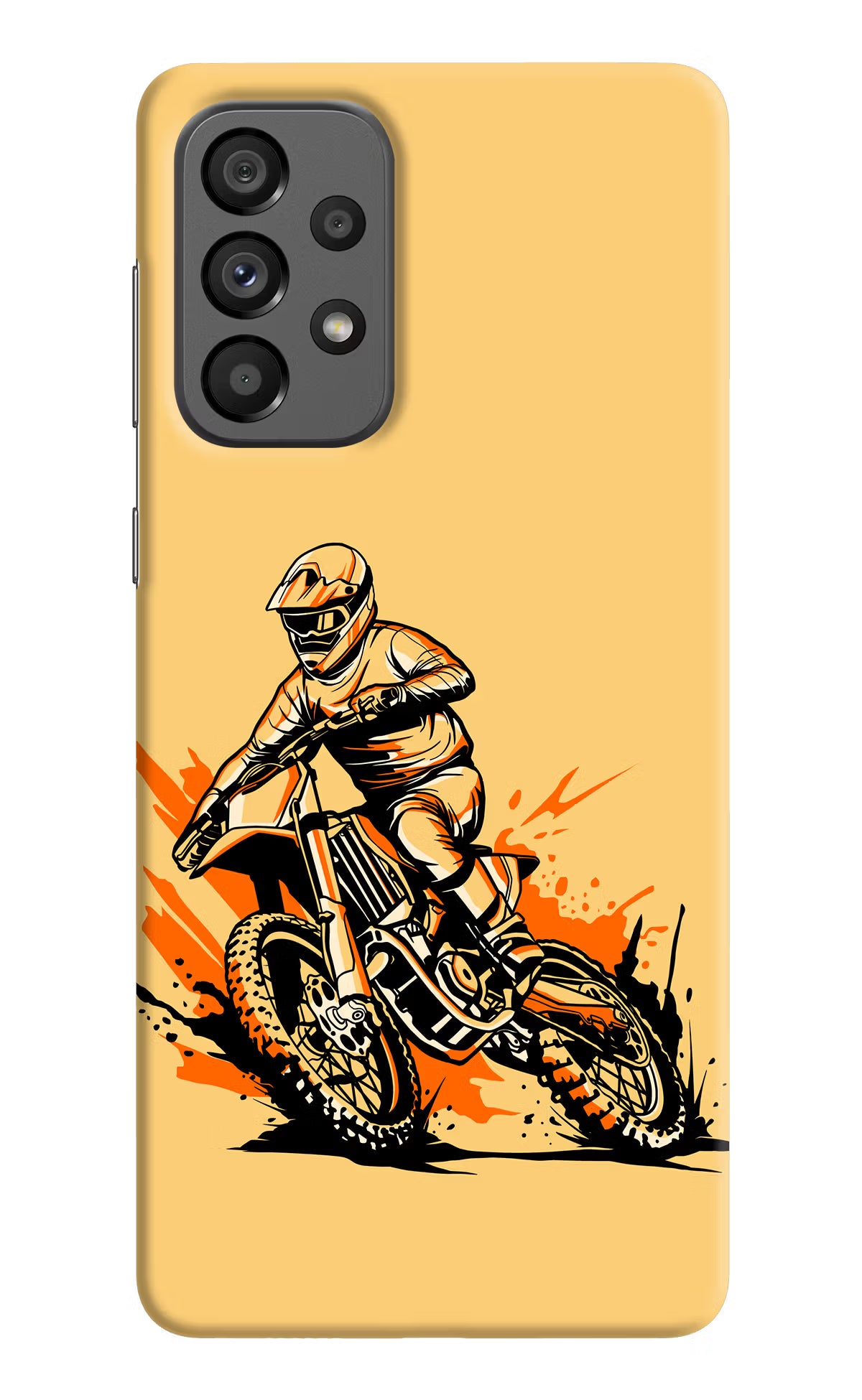 Off-Road Fury Samsung A73 5G Hard Case Back Cover by Casekaro