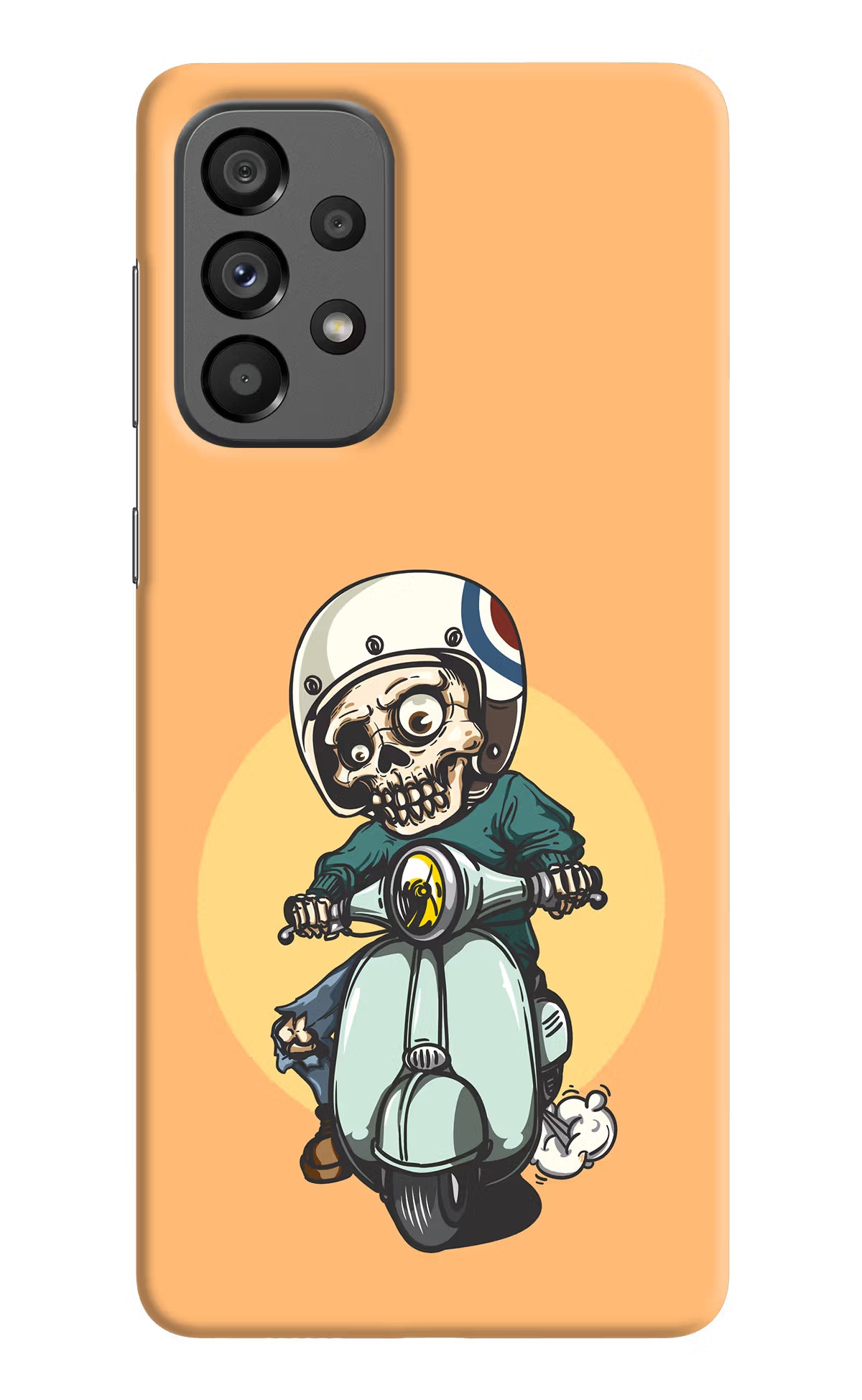 Undead Biker Samsung A73 5G Hard Case Back Cover by Casekaro