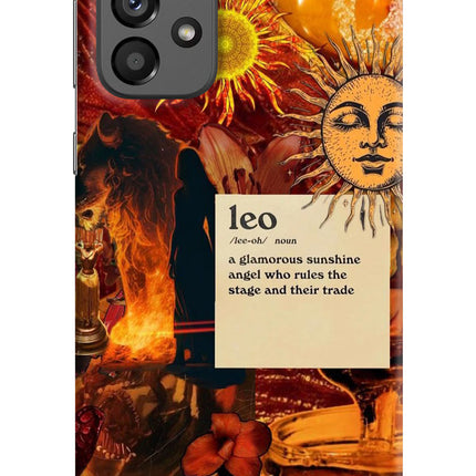 Leo Zodiac Samsung A73 5G Hard Case Back Cover by Casekaro