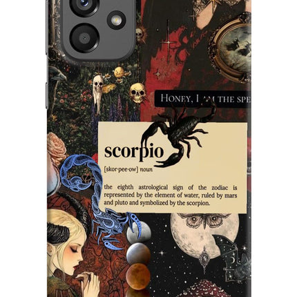 Scorpio Zodiac Samsung A73 5G Hard Case Back Cover by Casekaro