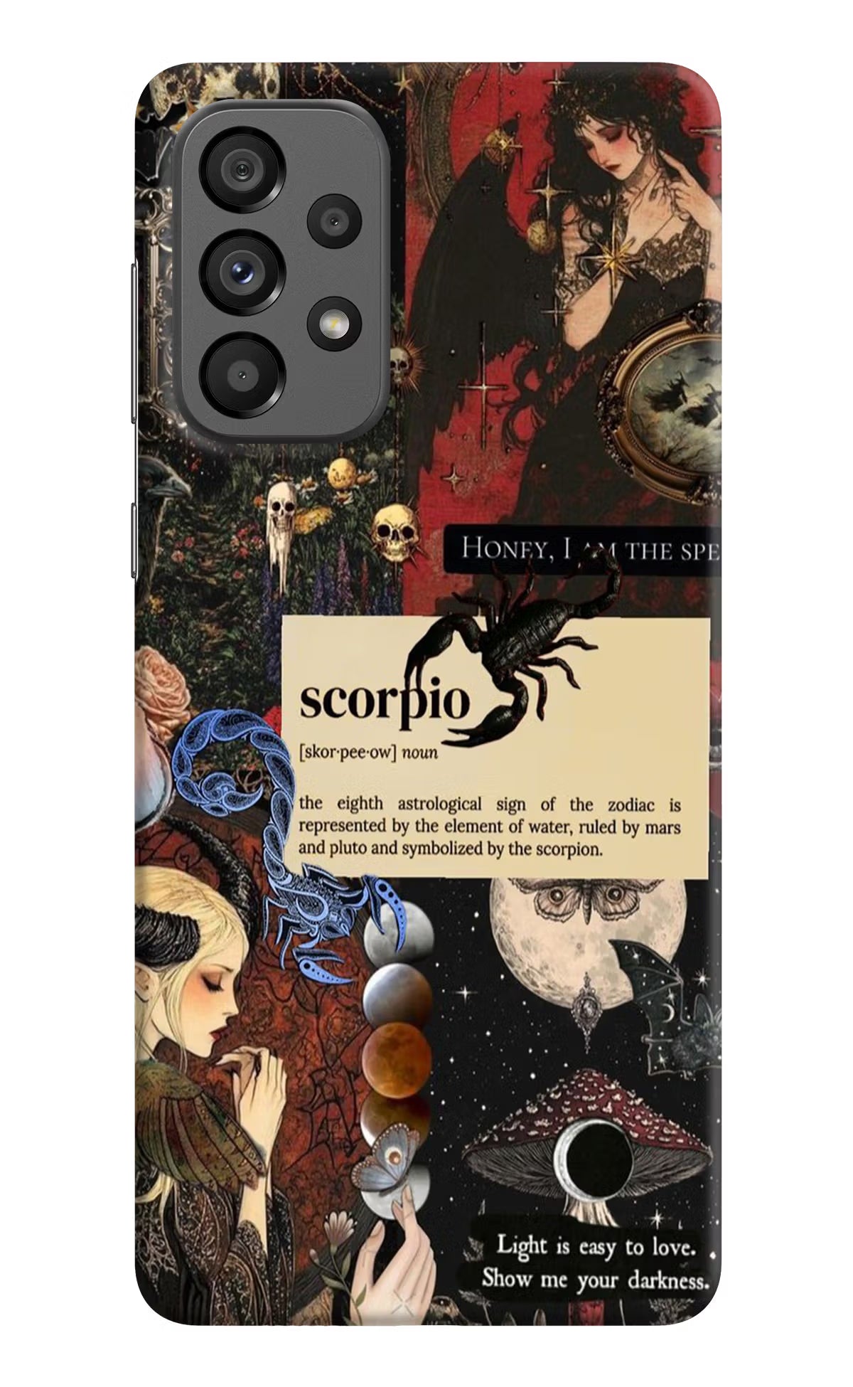Scorpio Zodiac Samsung A73 5G Hard Case Back Cover by Casekaro