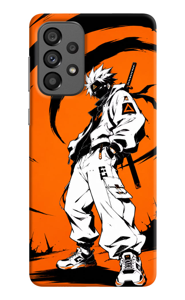 Street Samurai  Samsung A73 5G Hard Case Back Cover by Casekaro