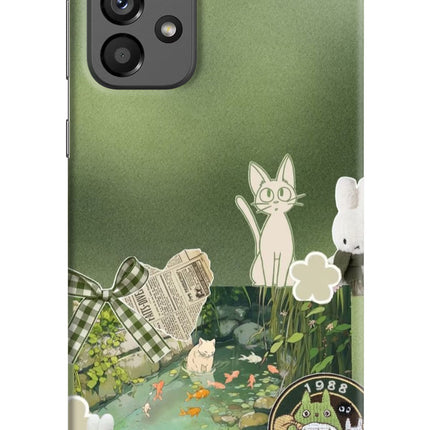 Aesthetic anime Samsung A73 5G Hard Case Back Cover by Casekaro
