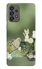 Aesthetic anime Samsung A73 5G Hard Case Back Cover by Casekaro