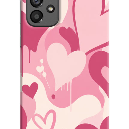 Hearty case Samsung A73 5G Hard Case Back Cover by Casekaro