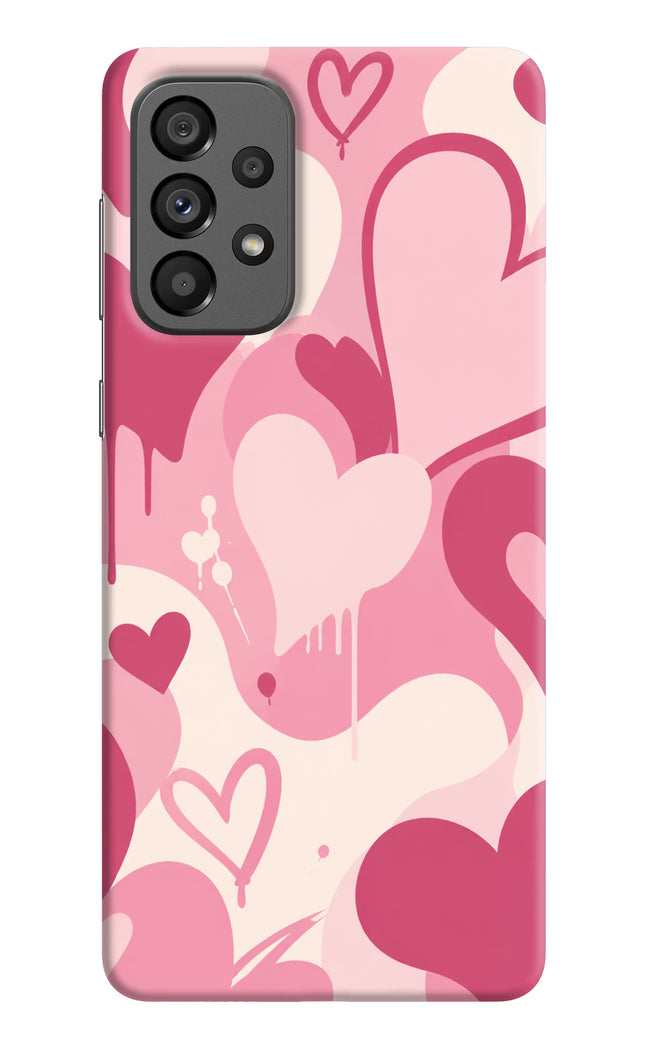 Hearty case Samsung A73 5G Hard Case Back Cover by Casekaro