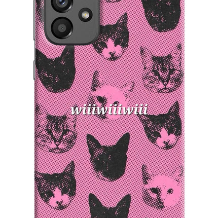 Pink Cats Samsung A73 5G Hard Case Back Cover by Casekaro