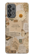 Vintage case Samsung A73 5G Hard Case Back Cover by Casekaro