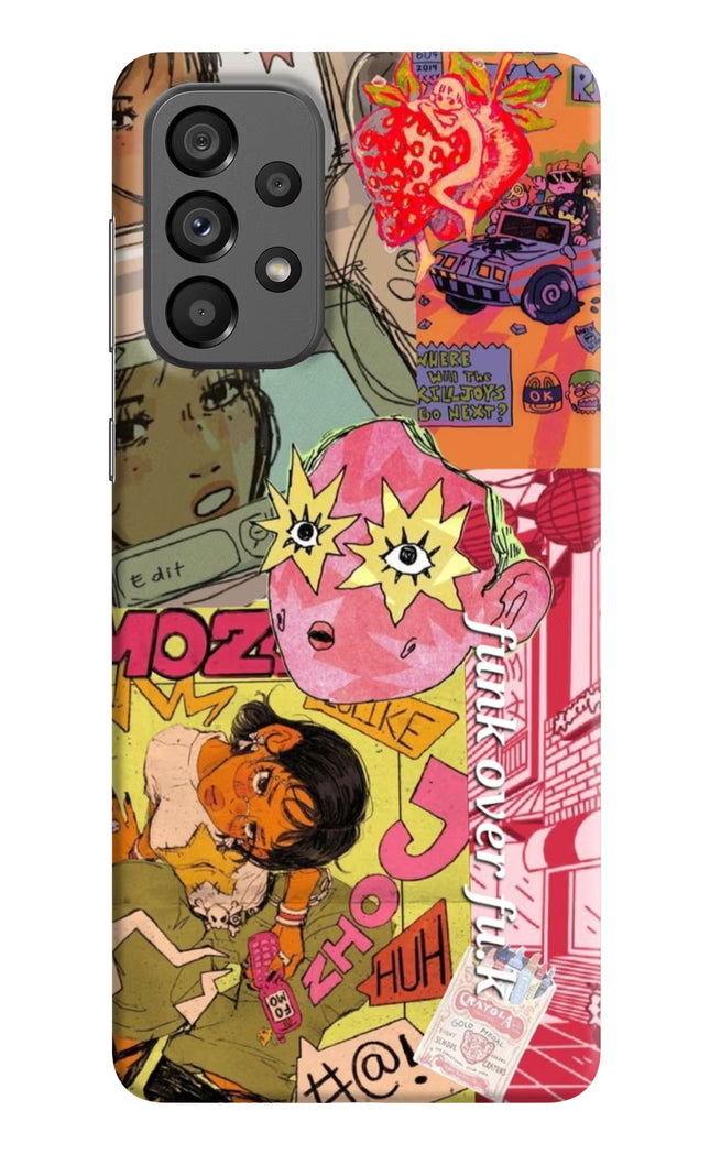 Funkover Samsung A73 5G Hard Case Back Cover by Casekaro