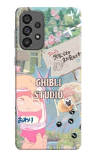 Studio Ghibli Samsung A73 5G Hard Case Back Cover by Casekaro
