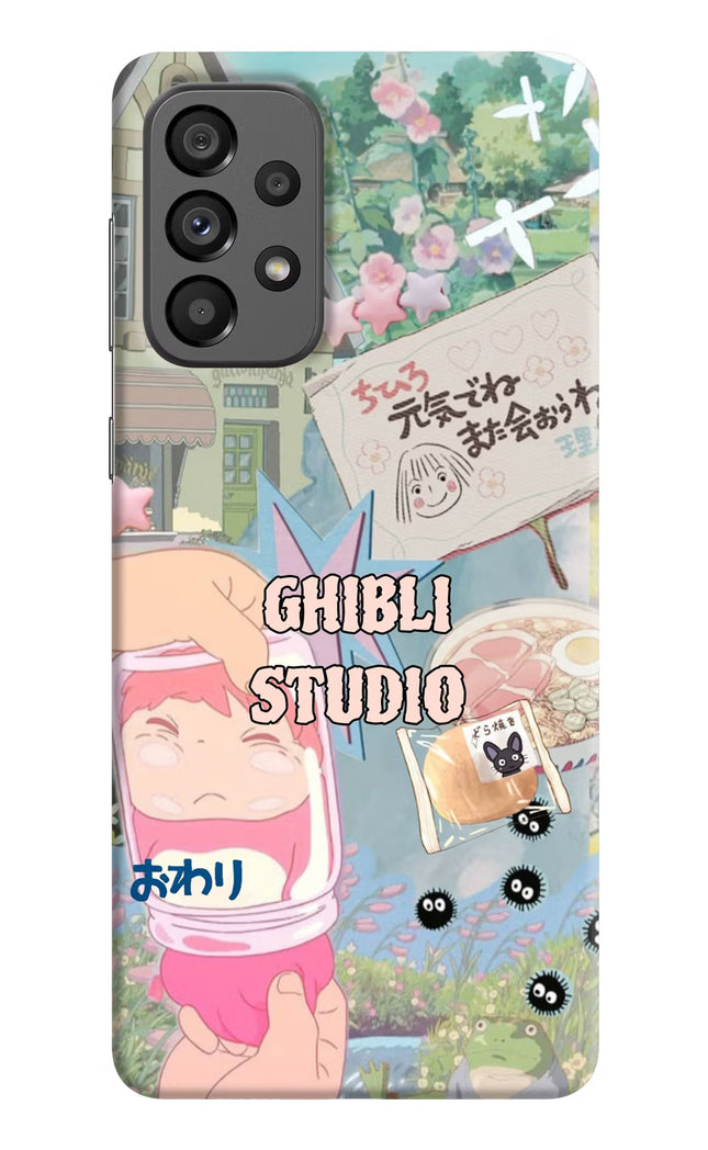 Studio Ghibli Samsung A73 5G Hard Case Back Cover by Casekaro