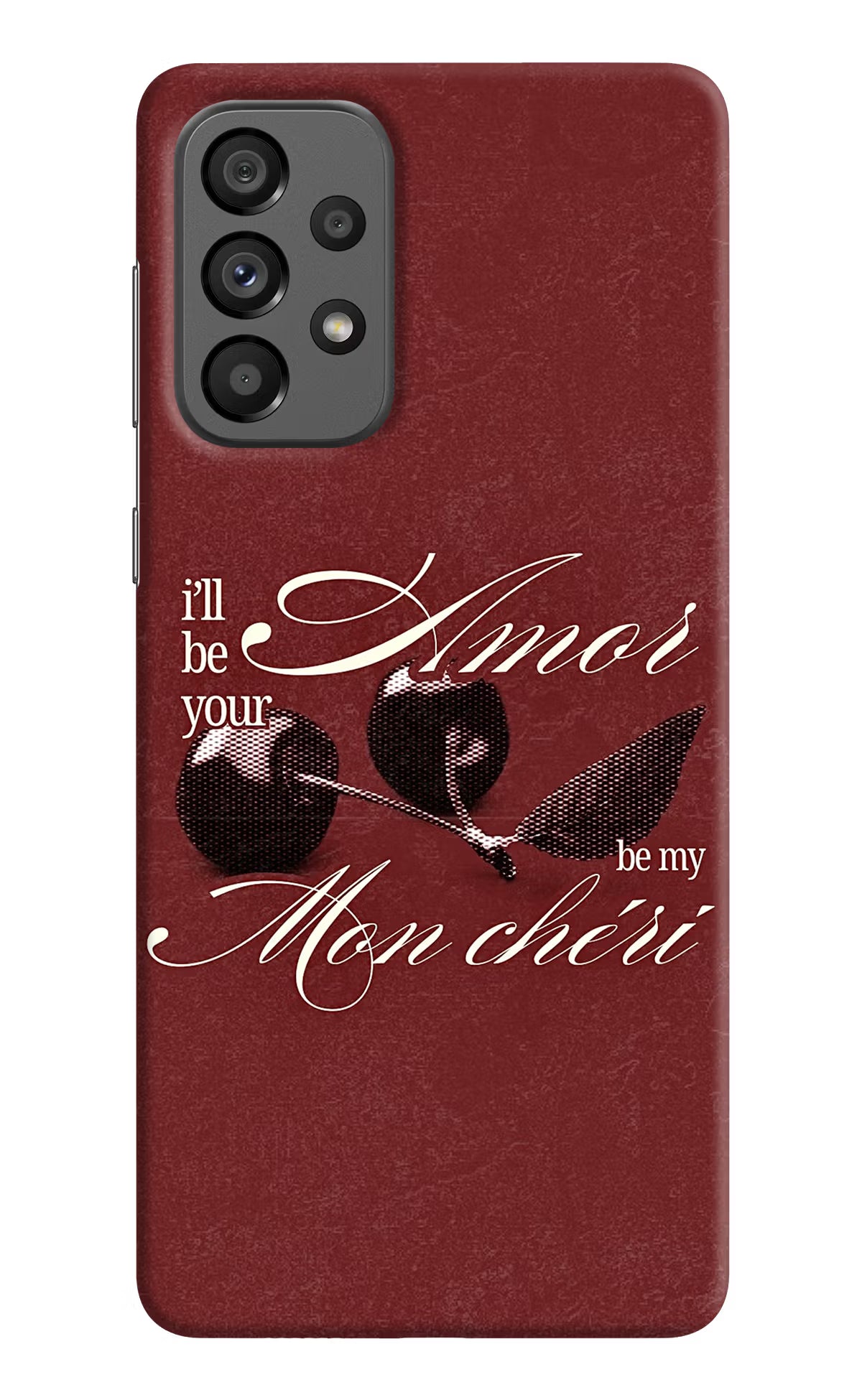 Velvet Cherry Samsung A73 5G Back Cover